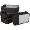 Amazon Basics Small Packing Cubes (4-Piece Set) - Black