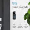Blink Video Doorbell + 2 Outdoor Camera System - Two-way audio, HD video, app alerts, Alexa enabled (Black)