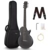 Prime Member Deal:  Enya Nova Go Carbon Fiber Acoustic Guitar 1/2 Size Beginner Adult Travel Guitar w/ Starter Bundle Kit (Black)
