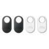 SAMSUNG Galaxy SmartTag2, Bluetooth Tracker, Locator Tracking Device, Item Finder for Keys, Wallet, Luggage, Use w/ Phones Tablets Android 11 or Later, 2023, 4 Pack, 2 Black, 2 White