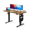 Marsail Electric Standing Desk with Storage Bag, 48x24 Inch