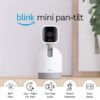 Blink Mini Pan-Tilt Camera | Indoor Smart Security Camera with Two-Way Audio, HD Video, Motion Detection | Works with Alexa (White)