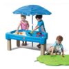 Step2 Cascading Cove Sand and Water Activity Table with Umbrella