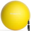 URBNFit Exercise Ball with Pump - Yoga Ball for Workout, Pregnancy Stability - AntiBurst Swiss Balance Ball - Fitness Ball Chair