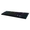 Logitech G915 Mechanical Gaming Keyboard, Low Profile GL Linear Switch, LIGHTSYNC RGB, Wireless & Bluetooth, Black