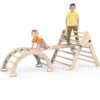 Foldable Climbing Triangle Ladder Toy Set for Kids, Indoor Outdoor Playground Climbing Toys