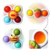 ALASOU Pop Up Suction Cup Spinner Toys for 1-3 Year Olds