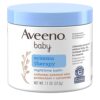 Aveeno Baby Eczema Therapy Nighttime Moisturizing Body Balm, Nourishing Skin Protectant Soothes & Relieves Dry, Itchy Skin from Eczema, Hypoallergenic, Fragrance- & Steroid-Free, 11 oz