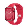 Apple Watch Series 8 GPS 45mm Smart Watch - (Product) RED Aluminum Case with (Product) RED Sport Band