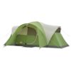 Coleman Montana Camping Tent, 6/8 Person Family Tent with Rainfly, Carry Bag, Spacious Interior, Fits Multiple Queen Airbeds, 15 Minute Setup