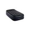 Intex Dura-Beam Plus Air Mattress - Twin Size with Built-in Pump - Navy