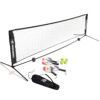 FILA Pickleball Net Set - Paddles, Balls, and 10ft All Weather Net - Indoor/Outdoor Use - Lightweight & Easy Setup
