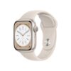 Apple Watch Series 8 GPS 41mm Smart Watch with Starlight Aluminum Case and Sport Band - M/L