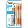BIC Velocity Original Mechanical Pencils, Medium Point, Assorted Colors, 4-Count Pack