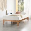 Mellow Naturalista Classic 12-Inch Twin Solid Wood Platform Bed