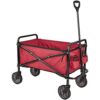 Collapsible Folding Outdoor Utility Wagon, Red