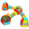 Playz Kids Play Tent Bundle with Ball Pit, Tunnels, and Pop Up Tents - Best Birthday Gift for Boys & Girls, Indoor & Outdoor Use