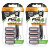 BIC Flex 4 Sensitive Hybrid Titanium Men's Disposable Razors - 10 Piece Set
