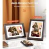 10.1” WiFi Digital Picture Frame with Touch Screen, 16GB, Walnut Finish - Share Photos and Videos - Perfect Gift for Family, Newborn, Couple