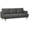 Rivet Goodwin Modern Sofa Couch, Charcoal Grey
