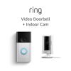 Ring Video Doorbell with Indoor Cam Bundle