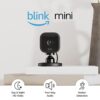Blink Mini Indoor Smart Security Camera - 1080p HD Video, Night Vision, Motion Detection, Two-Way Audio - Works with Alexa (Black)