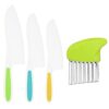 Kids Kitchen Knife Set with Crinkle Cutter - 4 Pieces
