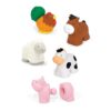 Melissa & Doug Pop Blocs Farm Animals Baby Toy - 10 Pieces