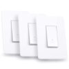 Kasa Smart Light Switch HS200P3, Single Pole, Needs Neutral Wire, 2.4GHz Wi-Fi, Works with Alexa and Google Home, UL Certified, No Hub Required, 3 Count - White (Pack of 1)