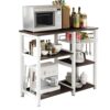 SOGES Kitchen 3-Tier Baker's Rack Utility Cart
