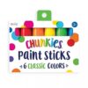 OOLY Chunkies Twistable Tempera Paint Sticks for Kids, No Mess Art Supplies, Set of 6
