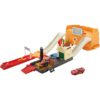 Disney Pixar Cars Track Set and Storage with Lightning McQueen Toy Car