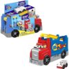 Mega Bloks Toddler Blocks Race Car Building Toy, 16 Pieces with Race Track