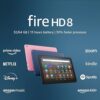 Amazon Fire HD 8 Tablet, 8" HD Display, 64GB, 30% Faster Processor, Portable Entertainment, 2022 Release, Rose