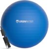 Prime Member Deal: URBNFit Exercise Ball - Yoga Ball for Workout and Pregnancy Stability - AntiBurst Swiss Balance Ball with Pump - Fitness Ball Chair for Office and Home Gym