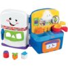 Fisher-Price Laugh & Learn Toddler Playset: Kitchen with Music Lights & Bilingual Content
