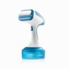 Sunbeam 1200W Handheld Steamer for Clothes, Dual Steam Settings, Fast Heat-Up, Bristle Brush Attachment, White/Blue