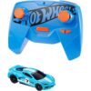 Hot Wheels Toy Car, RC C8 Corvette in 1:64 Scale, Remote-Control Vehicle with Controller & USB Cable, Works On & Off Track