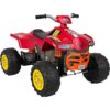 Hot Wheels Racing ATV Ride-On Toy with Multi-Terrain Traction and Reverse Drive, Seats 1