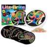 Lite Brite Oval High Definition Light Up Toy - 650 Mini Pegs, 8 HD Design Templates