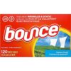 Bounce Dryer Sheets, Outdoor Fresh Scent, 120 Count