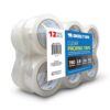 Grizzly Power Clear Packing Tape Refill - 2" x 65 Yards, 2.8mil Thick, 12 Rolls