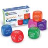 Conversation Cubes - 6 Pieces, Ages 6+, Foam Cubes for Social Emotional Learning