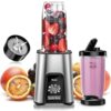 VEWIOR Smoothie Blender, 900W Personal Blender for Shakes and Smoothies, Blenders for Kitchen, Smoothie Juice Mixer with 2 * 22Oz BPA-Free To-Go Cups