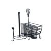 Gourmet Basics by Mikasa Picnic Plate Napkin and Flatware Storage Caddy