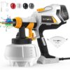 BATAVIA Upgraded HVLP Electric Paint Sprayer, 700W Power, 1200ML, 4 Nozzles, 3 Patterns, BSG0082 (High Speed Motor)