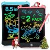 LCD Writing Tablet, 2-Pack Doodle Board, 8.5-Inch Drawing Tablet, Educational Toys for Kids Age 3-8