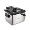 Hamilton Beach Electric Deep Fryer, Lid with View Window, 1800W, 19 Cups/4.5L Oil Capacity, XL Frying Basket, Stainless Steel
