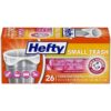 Hefty Small 4 Gallon Trash Bags, Tropical Paradise Scent, 26 Count