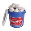 Rawlings Youth/12U Baseballs - Game/Practice Use - Bucket (24 Count)
